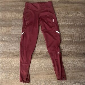 Adidas Maroon Leggings